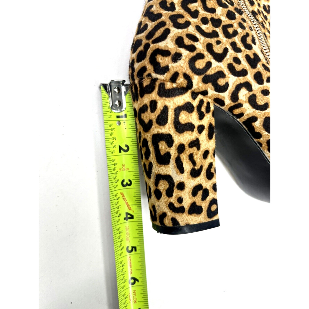 Steve Madden Womens Animal Print Pony Hair Booties Size 8 M Pixie-L Block Heel - Picture 11 of 16